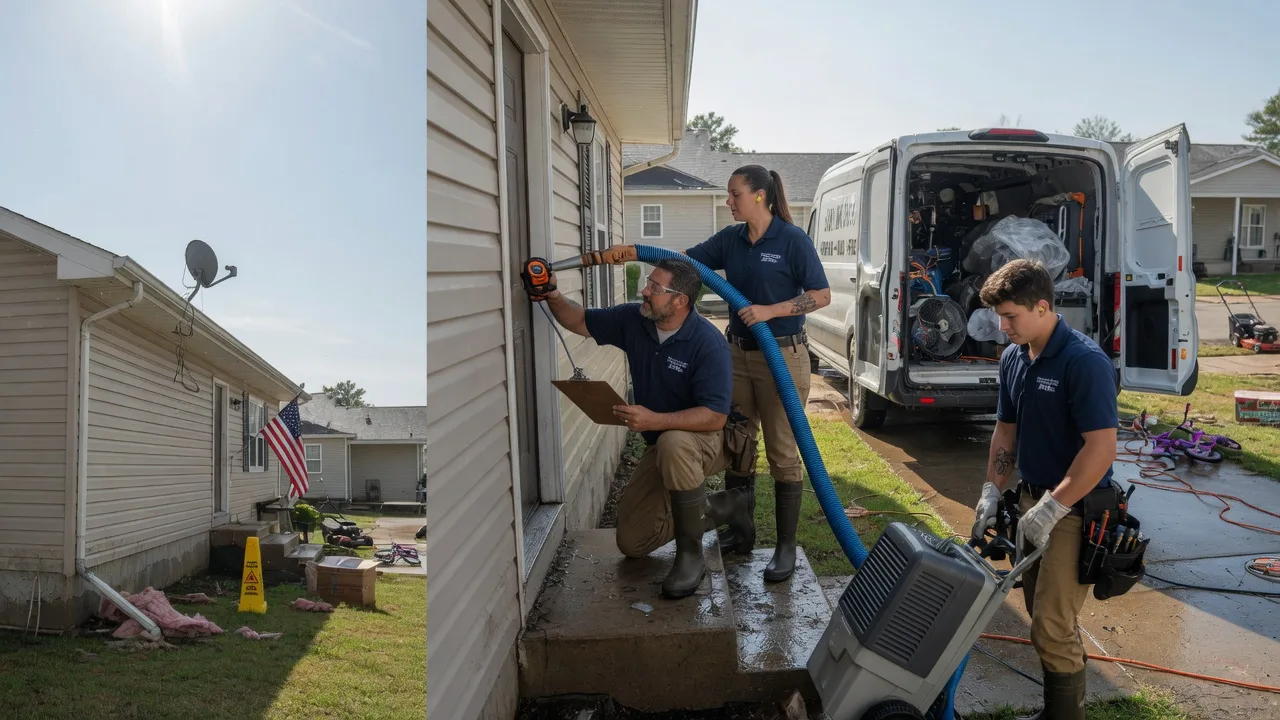 Ceiling Water Damage Restoration in Broadview Heights, OH near me
